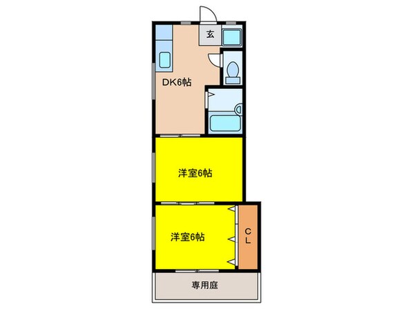 ヒルデンハイツの物件間取画像